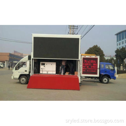 SRY mobile truck led board screen led graphic display led display truck led display